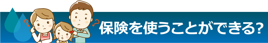 保険を使うことができる?